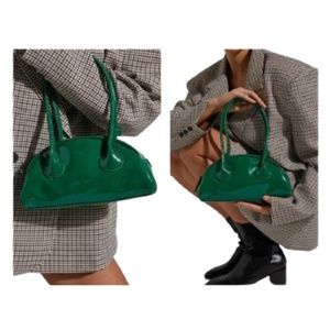 Mini Bowler Bag - Jade Green